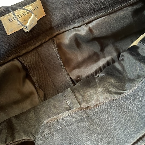 Burberry London England women’s size US 0 (UK 2) black dress pant trouser - Picture 5 of 15